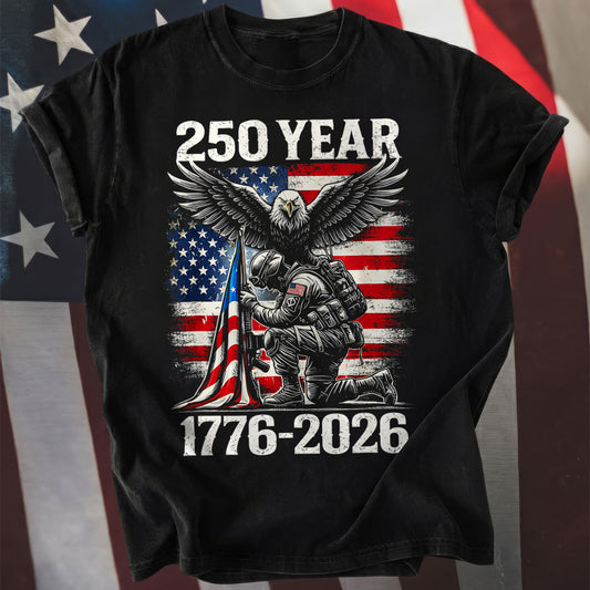 250 Years 1776 2026 250th Vintage 4th July Independence