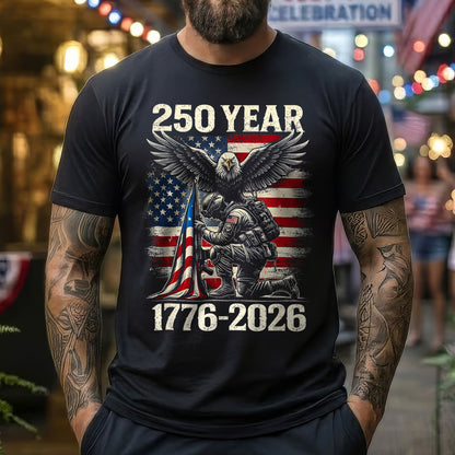 250 Years 1776 2026 250th Vintage 4th July Independence