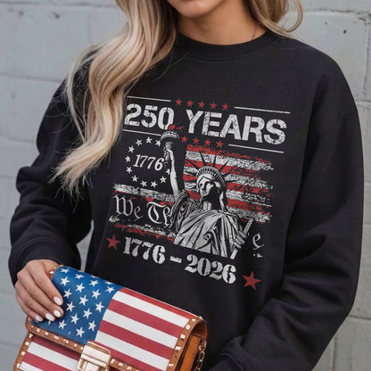 Vintage 250 Years American Flag 250th Birthday USA