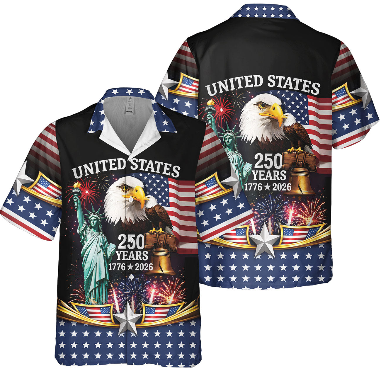 250th Anniversary Of USA Independence Day Holiday Hawaiian Shirt