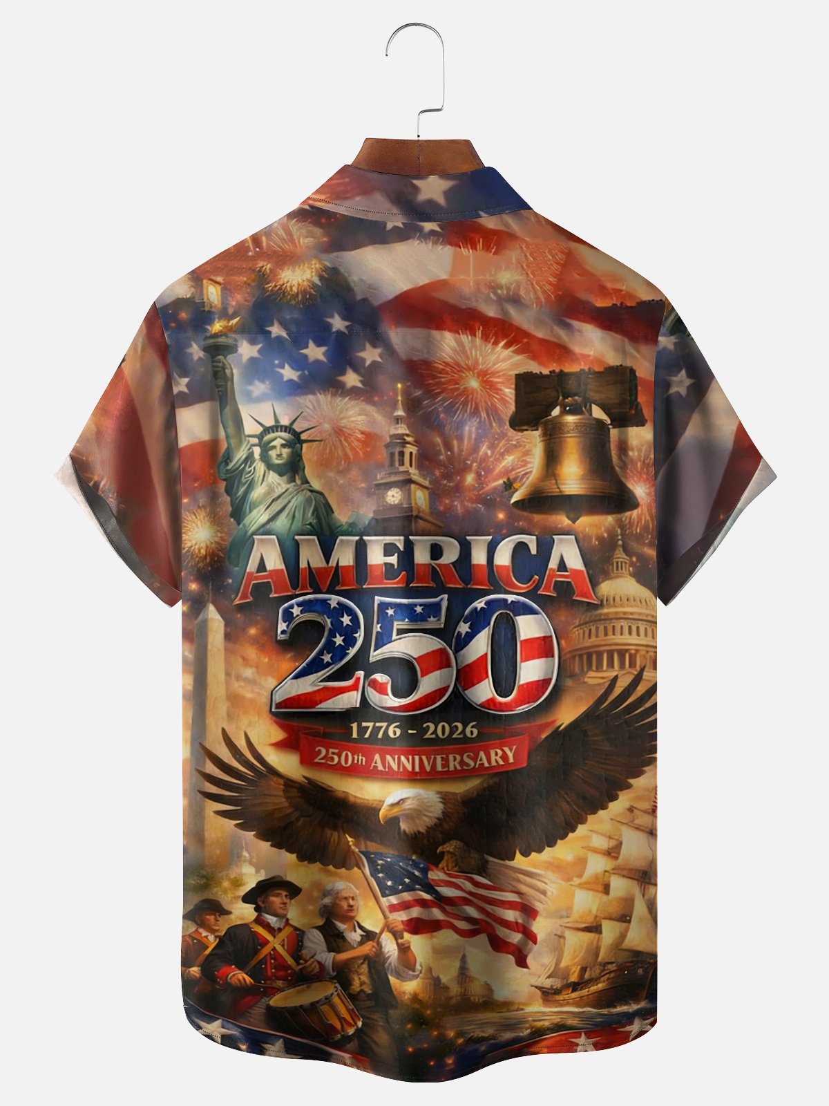 250th Anniversary Of USA Independence Day Holiday Hawaiian Shirt