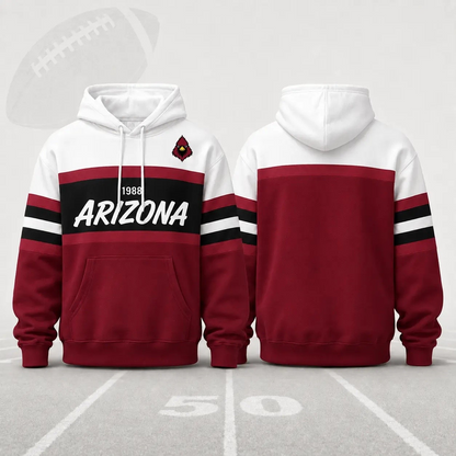 Unisex Football Retro City Letter Hoodie All Team Color