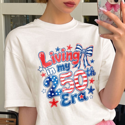 Living in my 250th ERA, America Semiquincentennial Comfort Colors Shirt