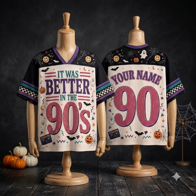 Custom Halloween Better Mesh Jersey