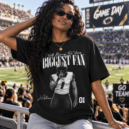 Custom Bigggest Fan Game Day Shirt
