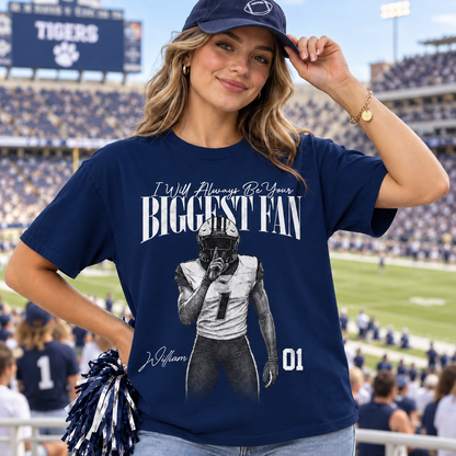 Custom Bigggest Fan Game Day Shirt