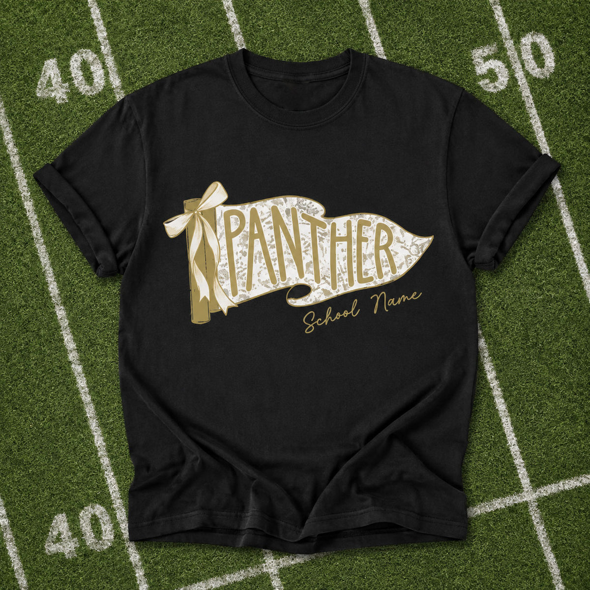 Custom Football Pennant Shirt