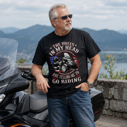 The Voice in My Head Spyder Riding T-shirt
