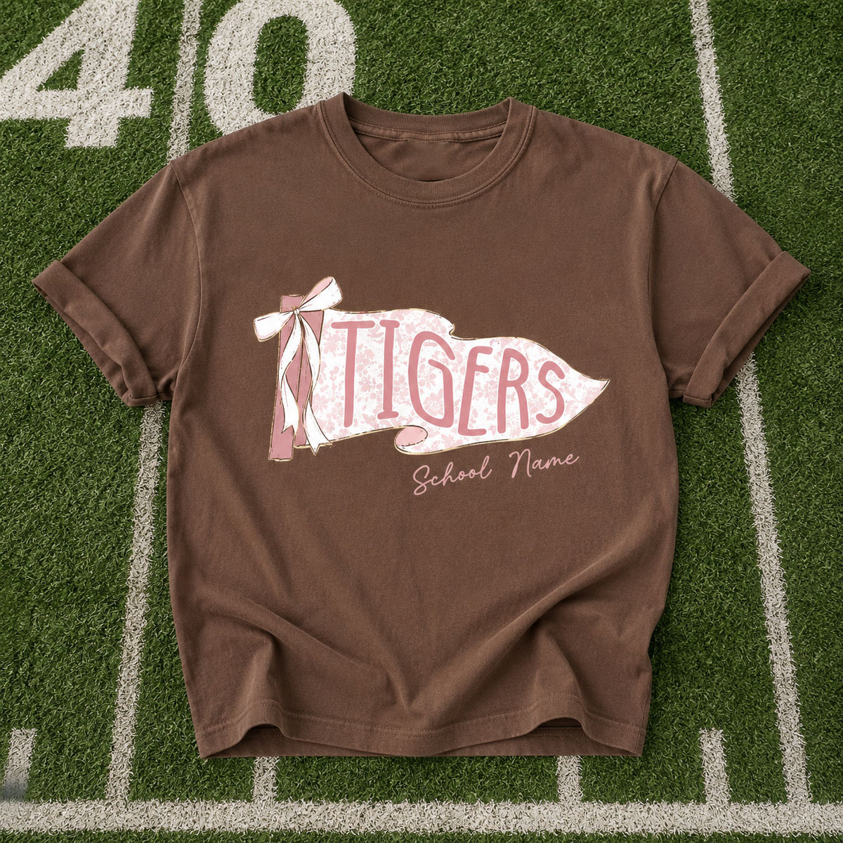 Custom Football Pennant Shirt