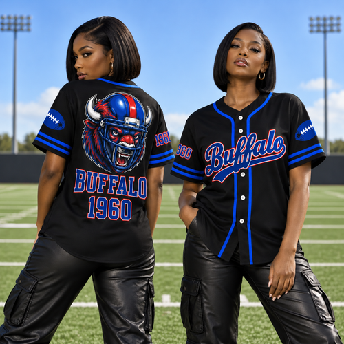 Football Game Day Baseball Jersey – Classic Team Fan Jersey