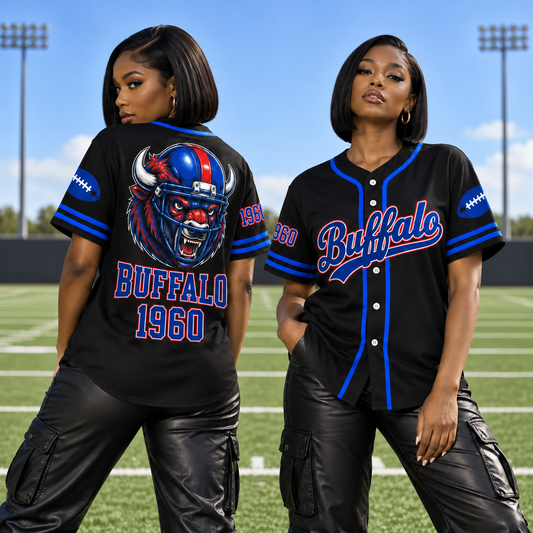 Football Game Day Baseball Jersey – Classic Team Fan Jersey