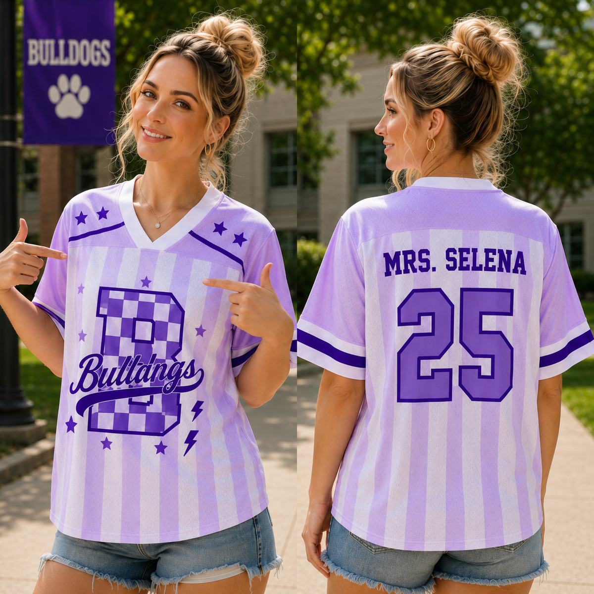 Custom Mascot  Game Day Mesh Jersey