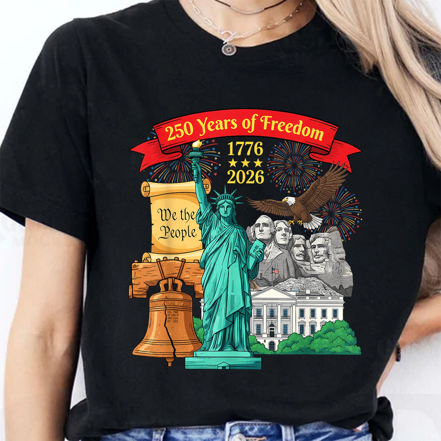 Patriotic 4th of July 1776–2026 America 250th Anniversary