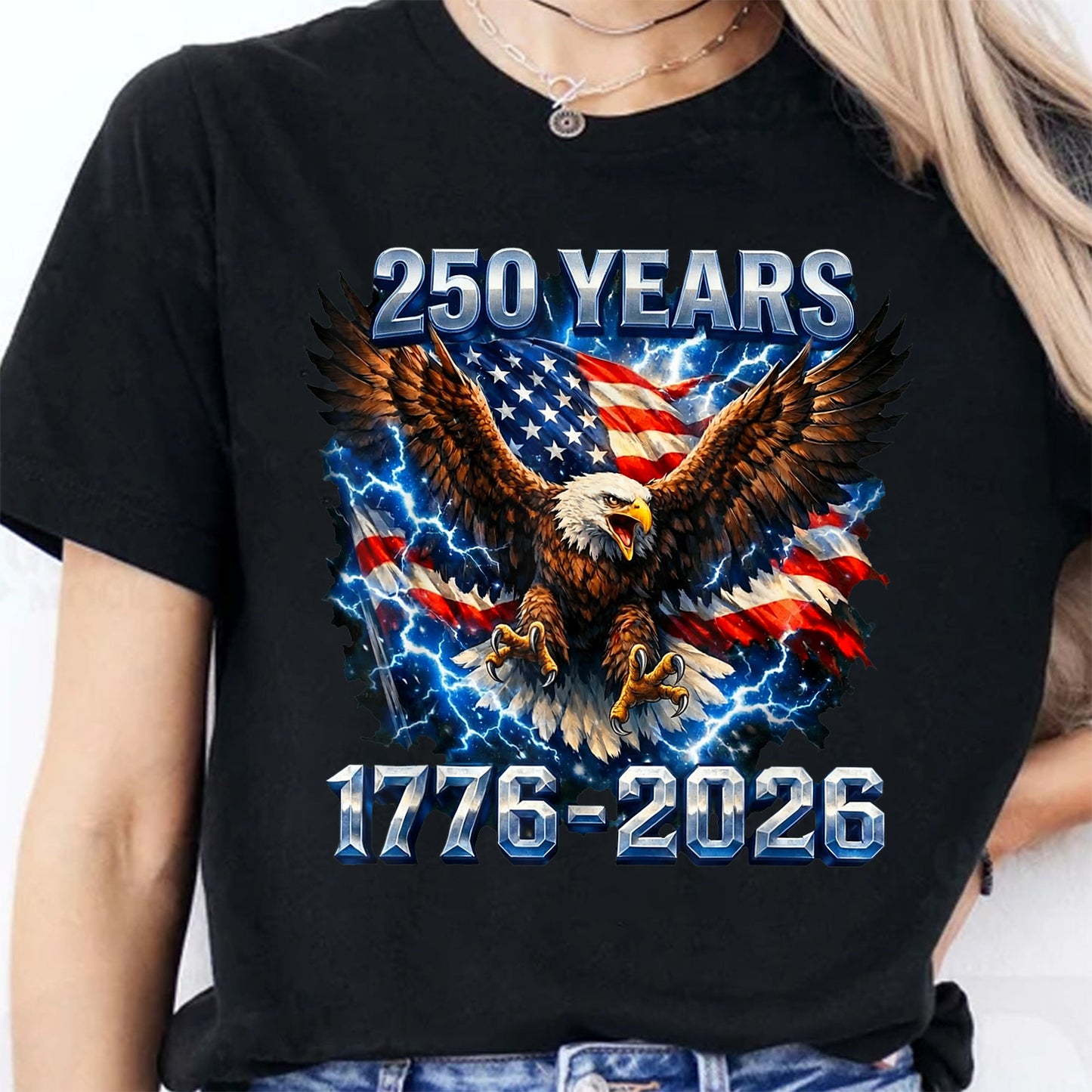 Patriotic 4th of July 1776–2026 America 250th Anniversary