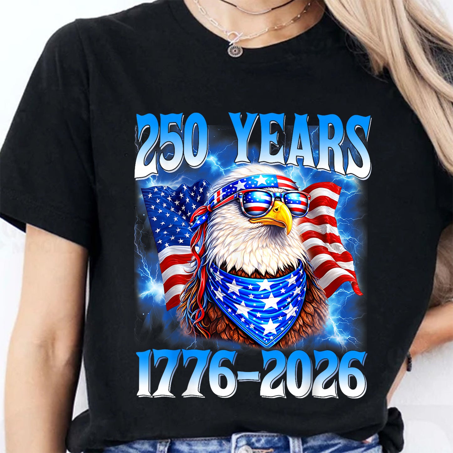 Patriotic 4th of July 1776–2026 America 250th Anniversary