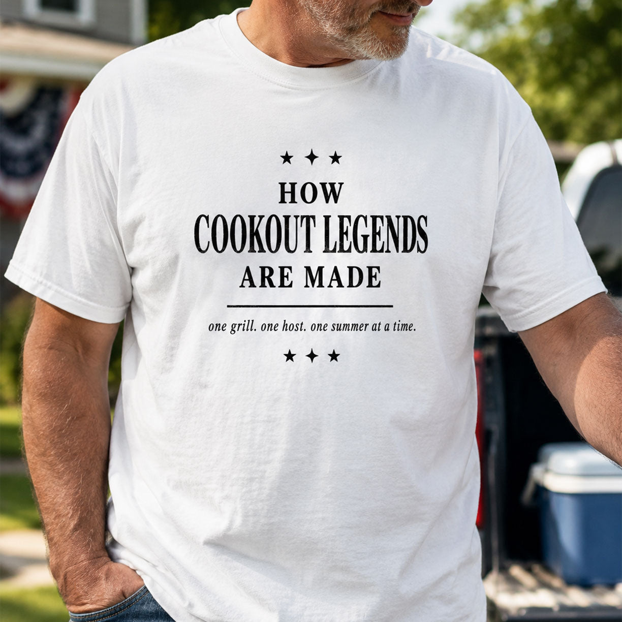 HOW COOKOUT LEGENDS ARE MADE, America Semiquincentennial Comfort Colors Shirt