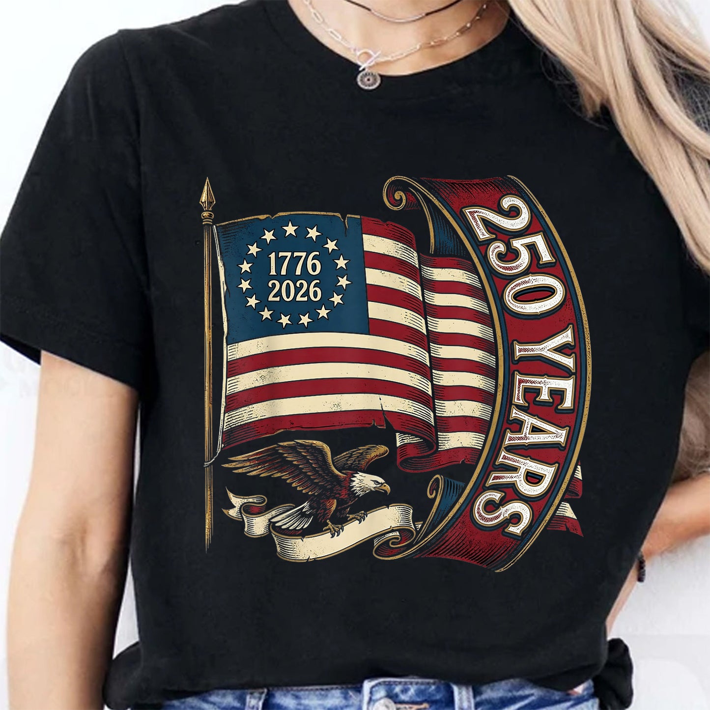 Patriotic 4th of July 1776–2026 America 250th Anniversary