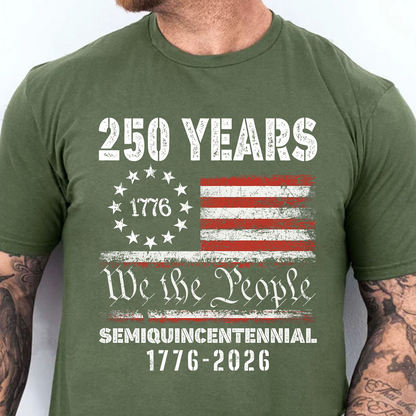 1776 We The People 250 Years Semiquincentennial USA
