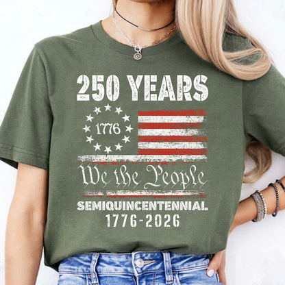 1776 We The People 250 Years Semiquincentennial USA
