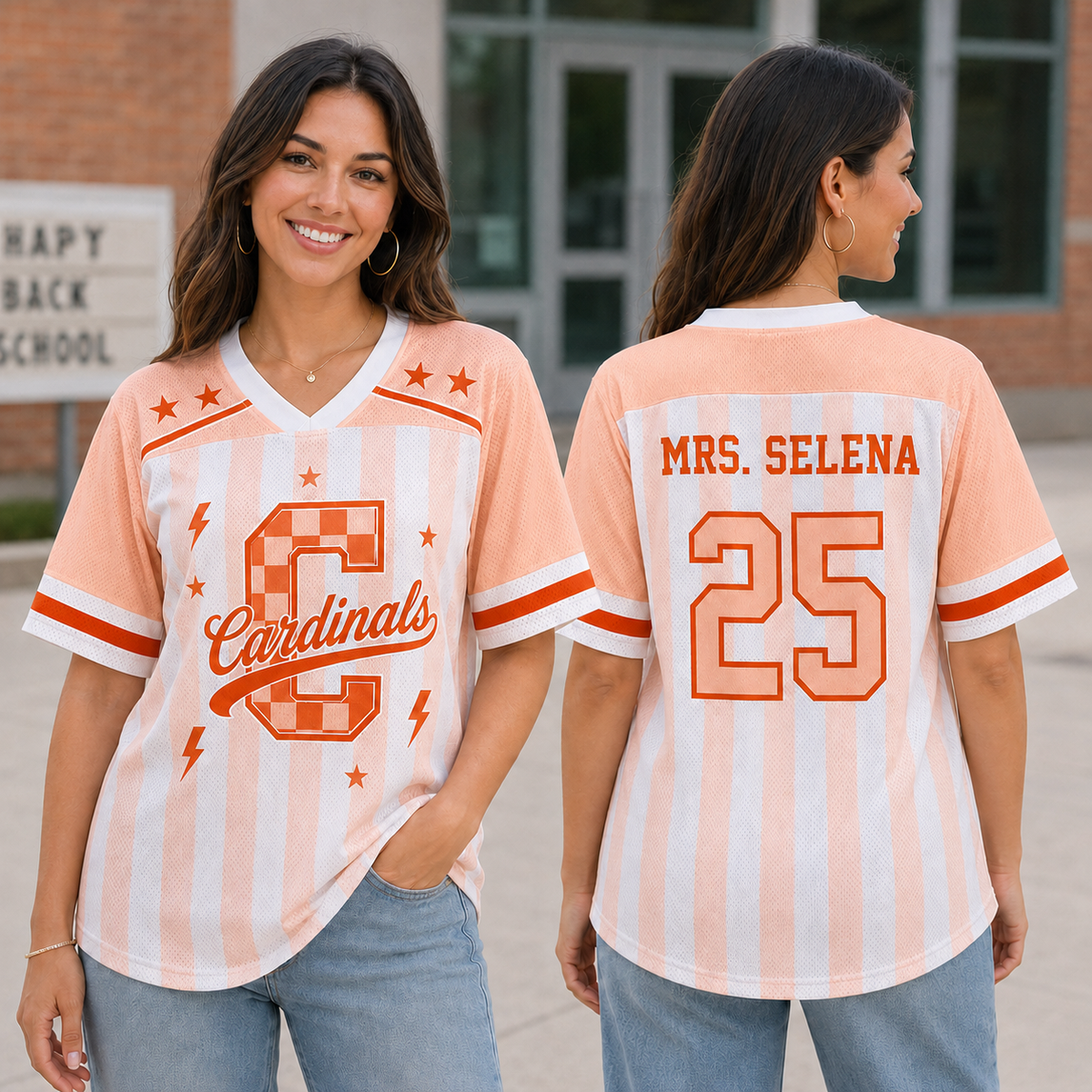 Custom Mascot  Game Day Mesh Jersey