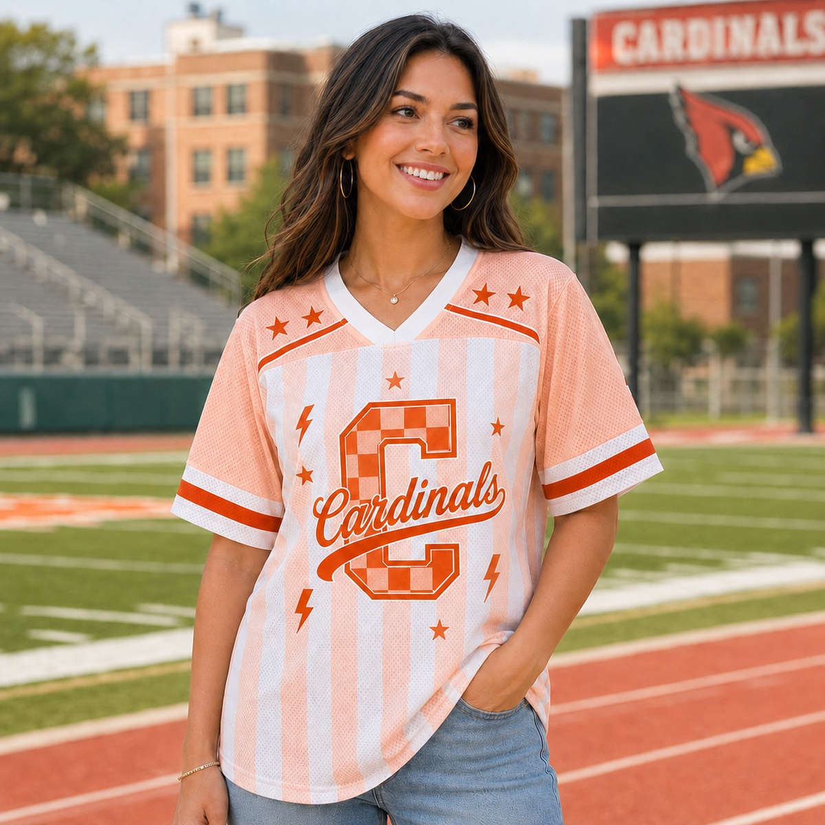 Custom Mascot  Game Day Mesh Jersey