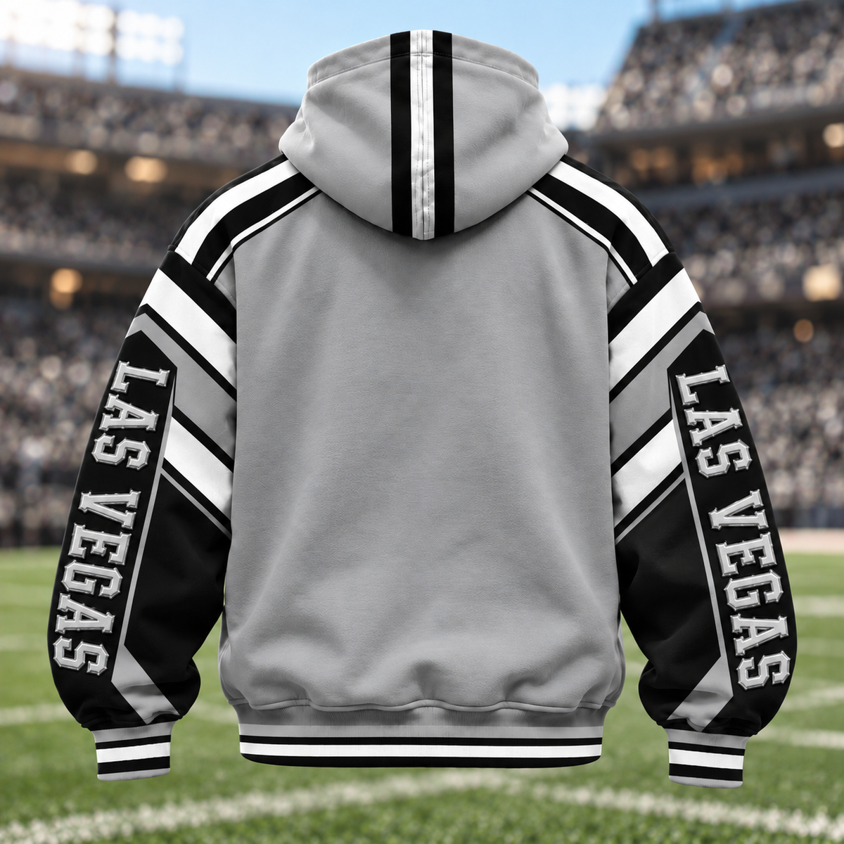 Mask Hoodie Football Fan - City Team Zip Hoodie