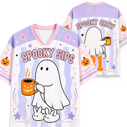 Custom Halloween Fall Mesh Jersey