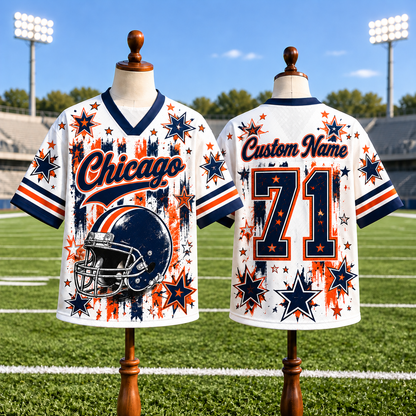 Custom  Football Jersey  - Classic Team Spirit Fan Jersey