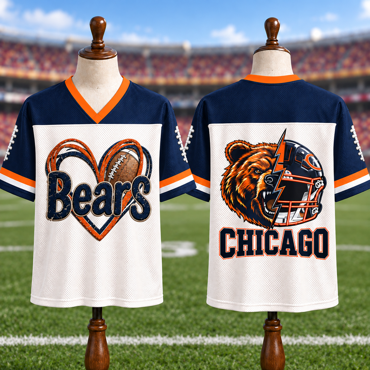 American Mascots Football Mesh Jersey