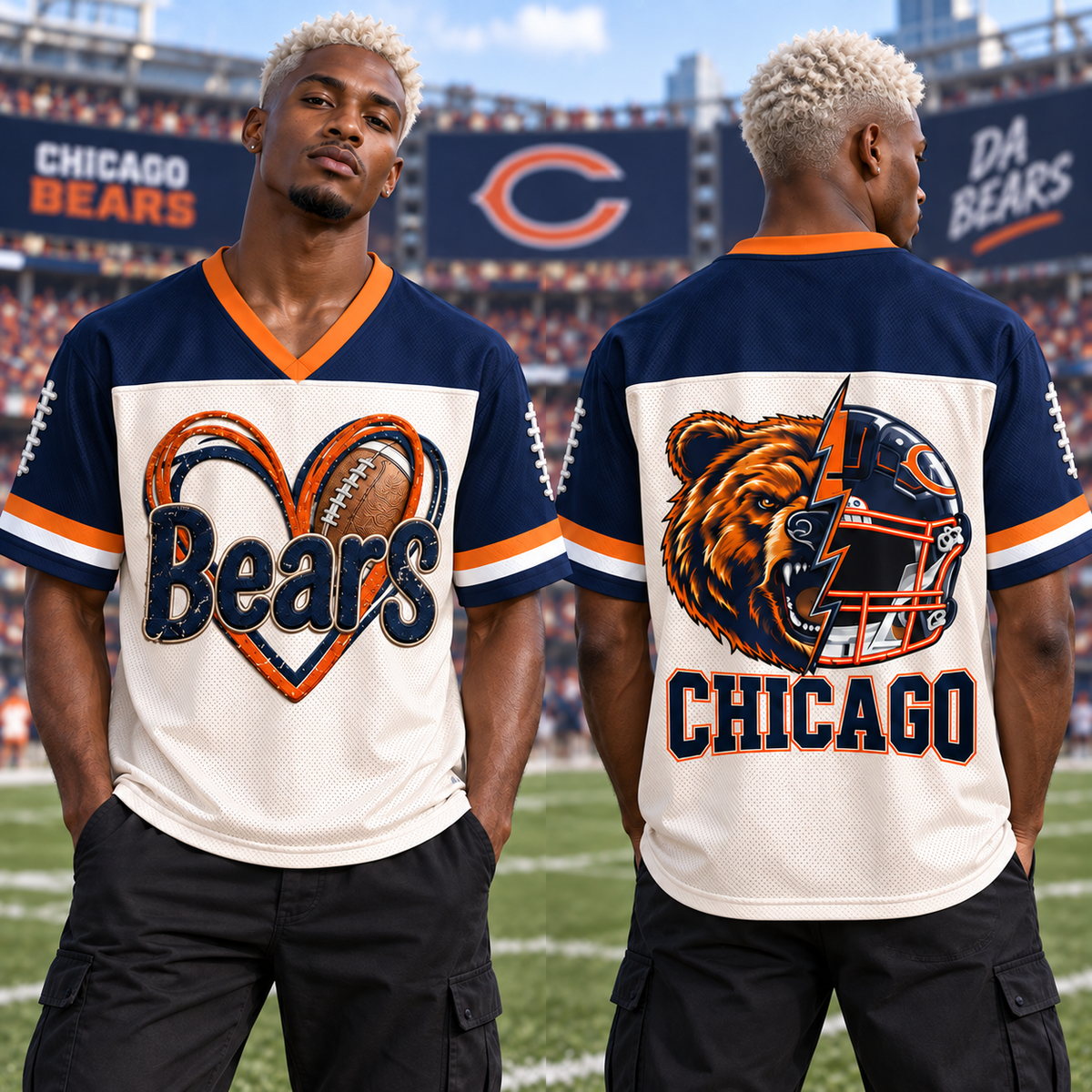 American Mascots Football Mesh Jersey