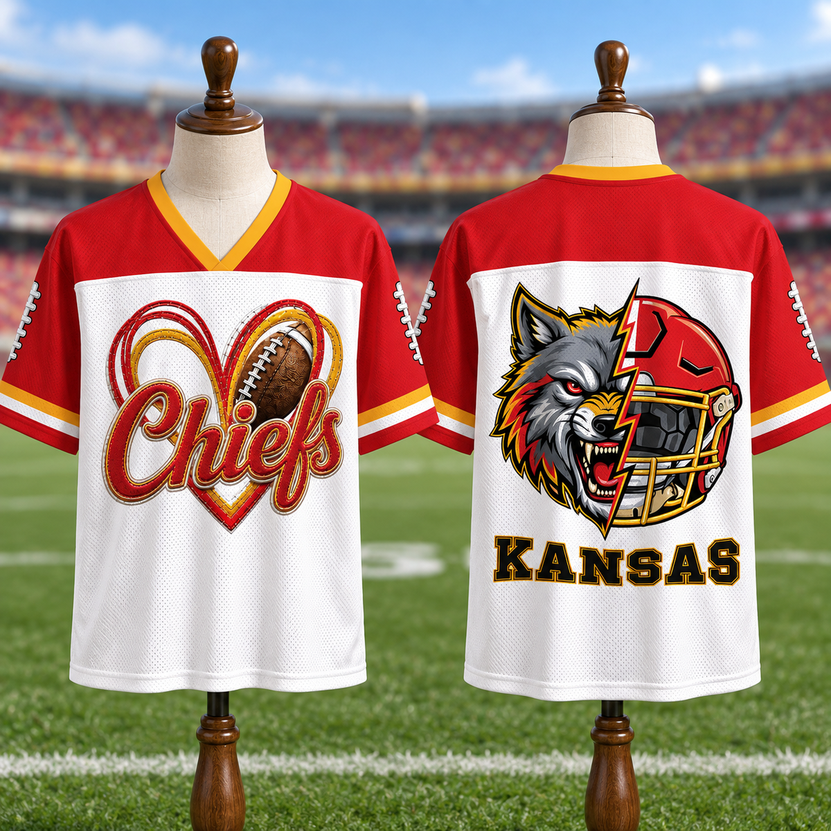 American Mascots Football Mesh Jersey