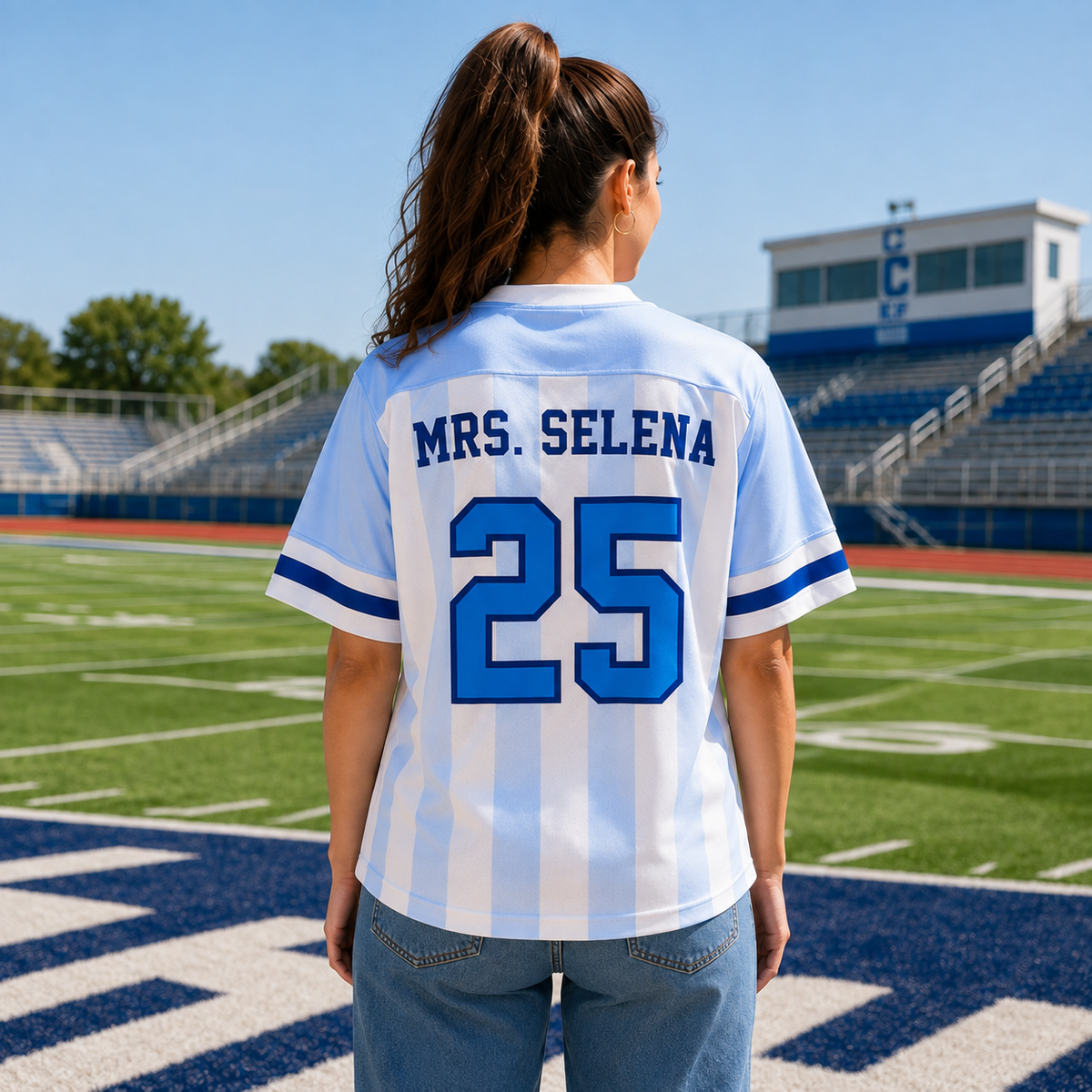 Custom Mascot  Game Day Mesh Jersey