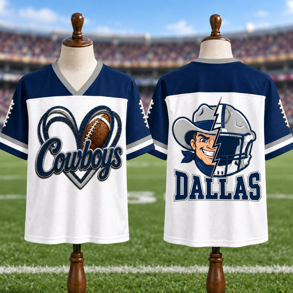 American Mascots Football Mesh Jersey