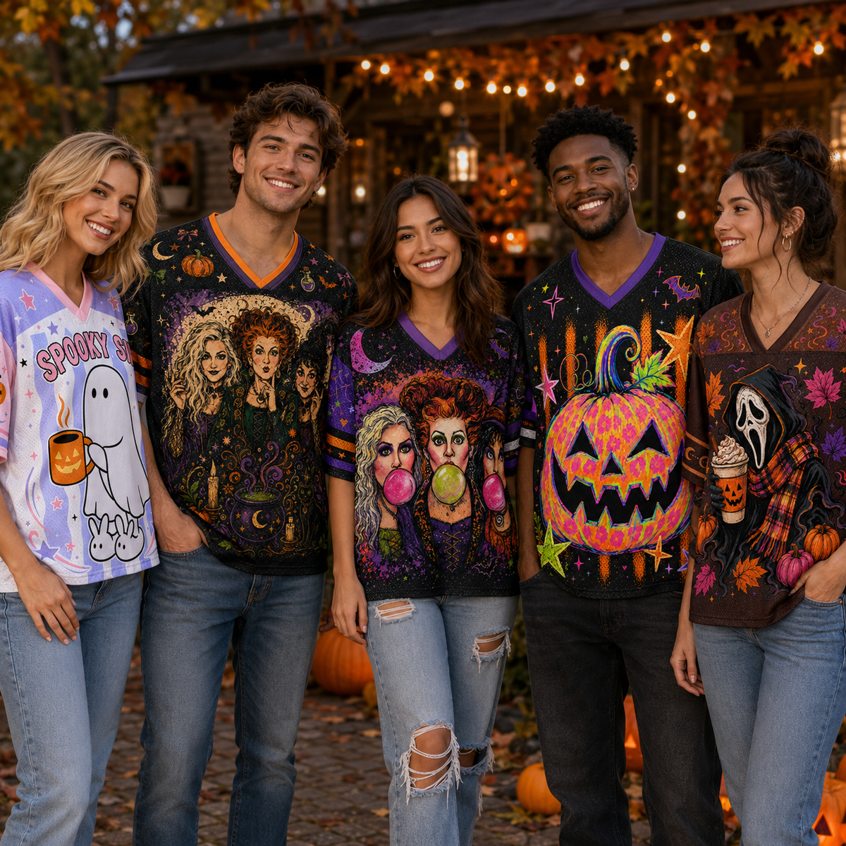 Custom Halloween Season Mesh Jersey