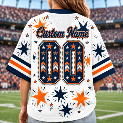 Denver  Football Mesh Jersey Team Spirit - Game Day Sport Jersey