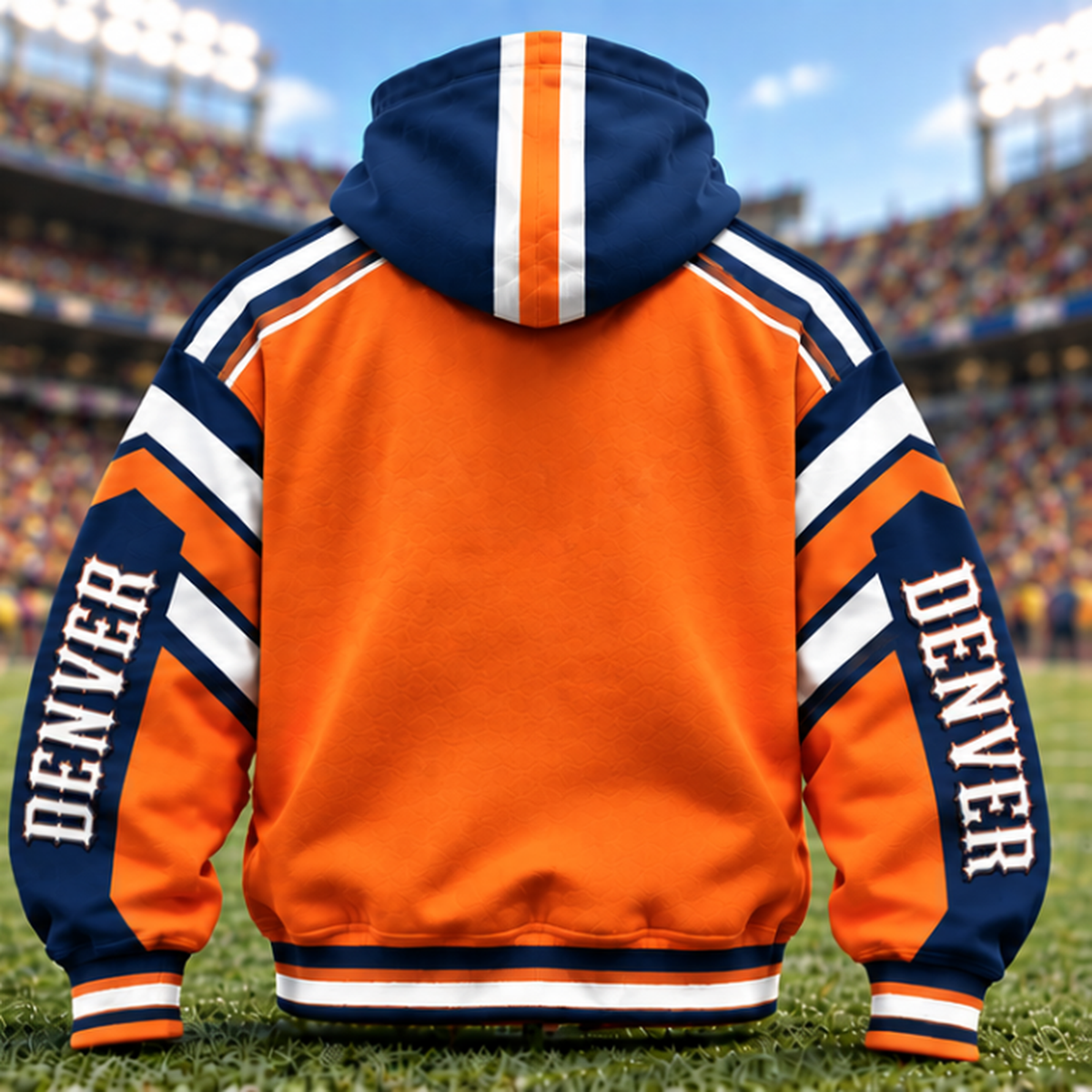 Mask Hoodie Football City Fan - Zip Hoodie All Team