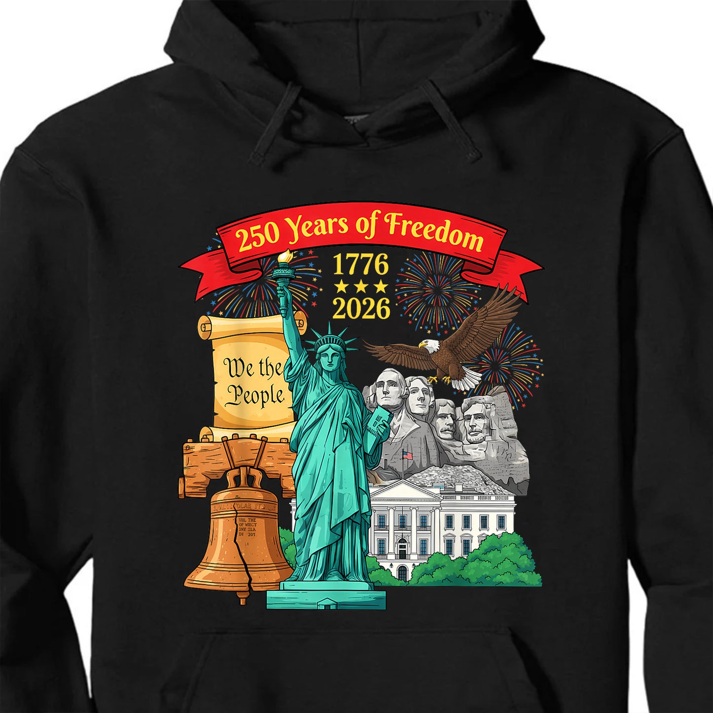 Patriotic 4th of July 1776–2026 America 250th Anniversary