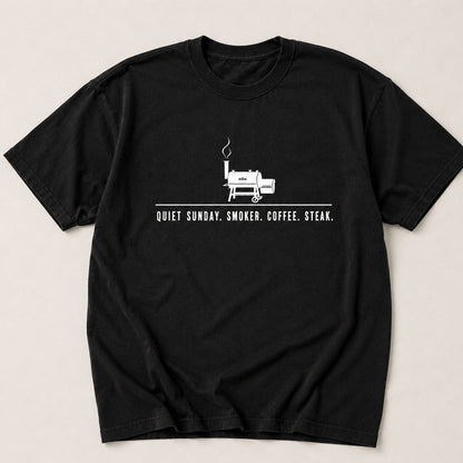 QUIET SUNDAY. SMOKER. COFFEE. STEAK, America Semiquincentennial Comfort Colors Shirt