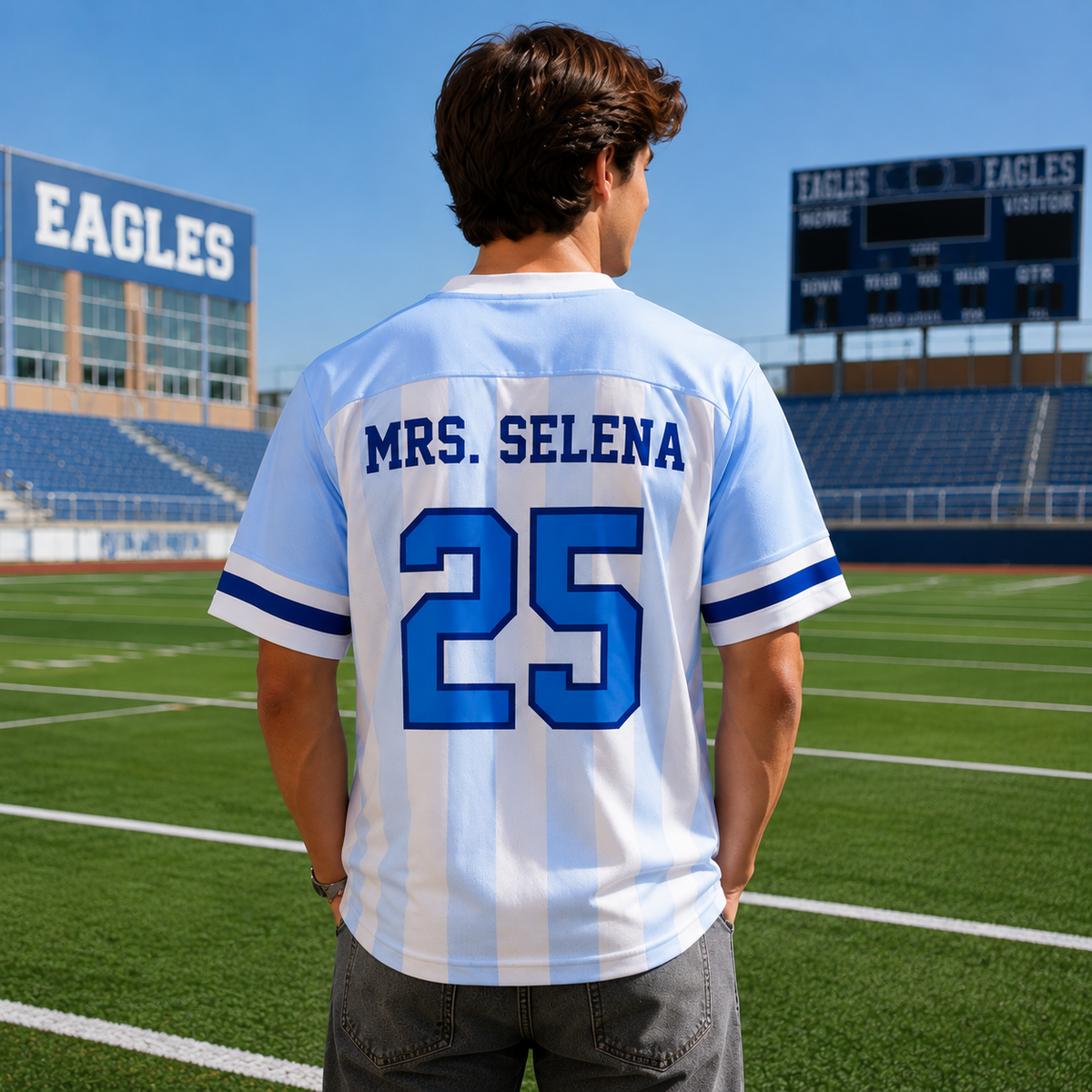 Custom Mascot  Game Day Mesh Jersey