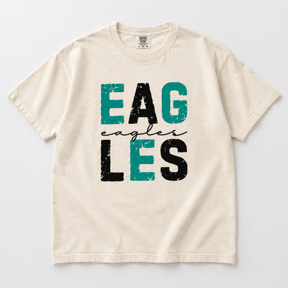 Vintage Football Team Spirit Comfort Colors Ivory T-Shirt, Game Day Fan Tee