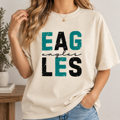 Vintage Football Team Spirit Comfort Colors Ivory T-Shirt, Game Day Fan Tee