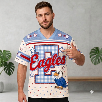 Custom Mascot Team Spirit Game Day Mesh Jersey