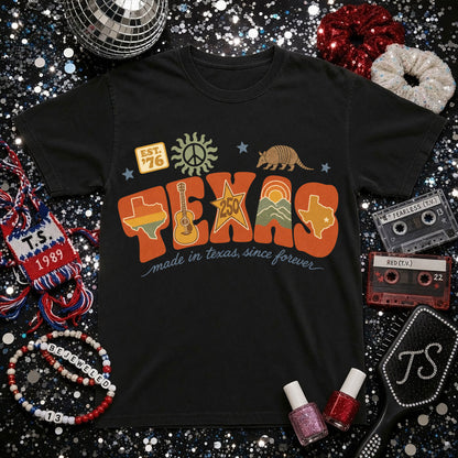 Texas est 76, America Semiquincentennial Comfort Colors Shirt