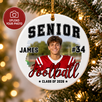 Custom Photo Christmas Ornament 2026