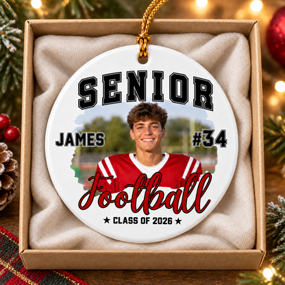 Custom Photo Christmas Ornament 2026