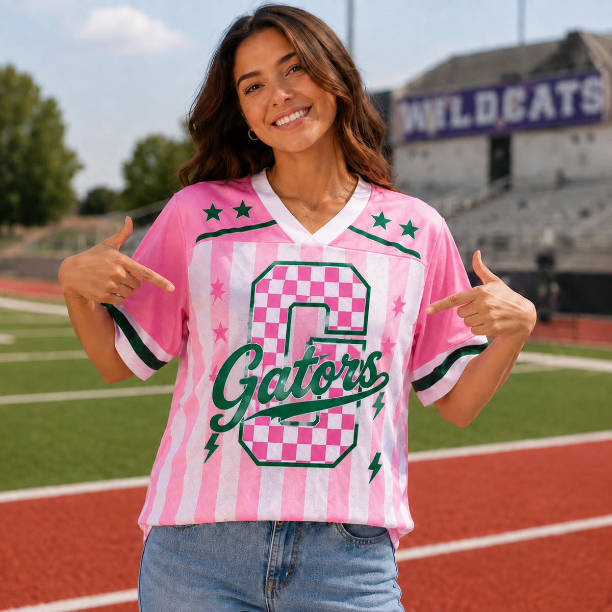 Custom Mascot  Game Day Mesh Jersey