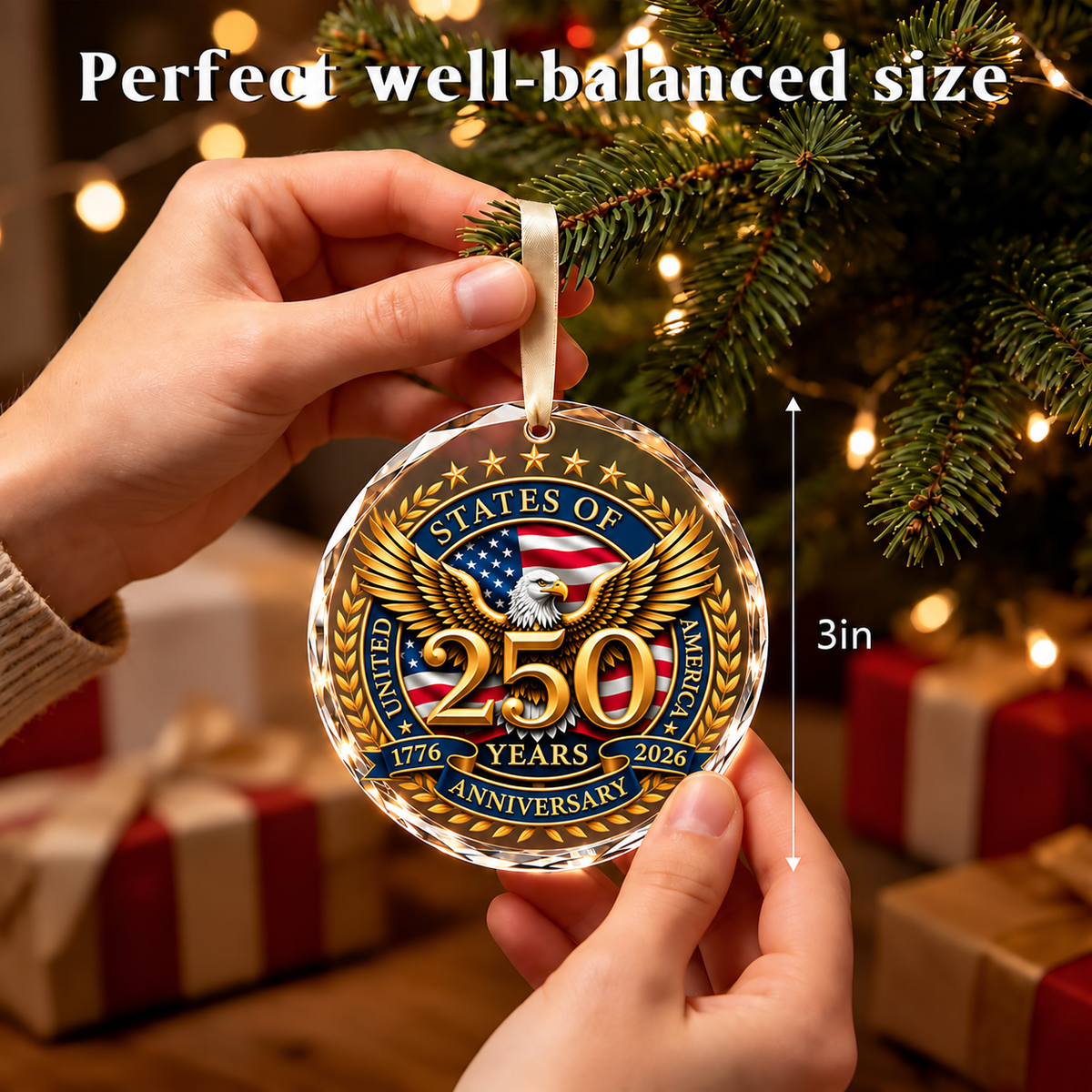 America 250th Anniversary Gold Eagle Patriotic