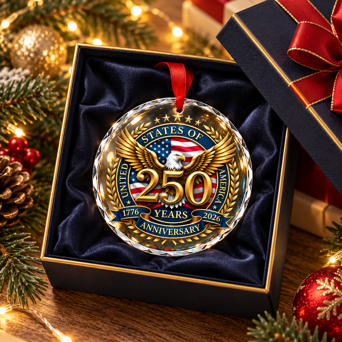 America 250th Anniversary Gold Eagle Patriotic
