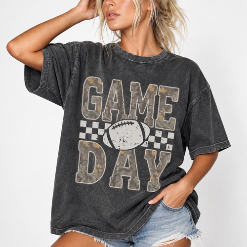 Vintage Game Day Shirt - Casual Sports Tee for Stadium & Game Fans