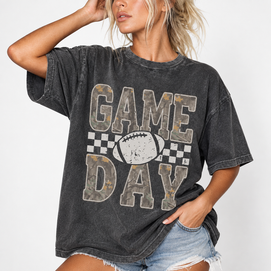Vintage Game Day Shirt - Casual Sports Tee for Stadium & Game Fans